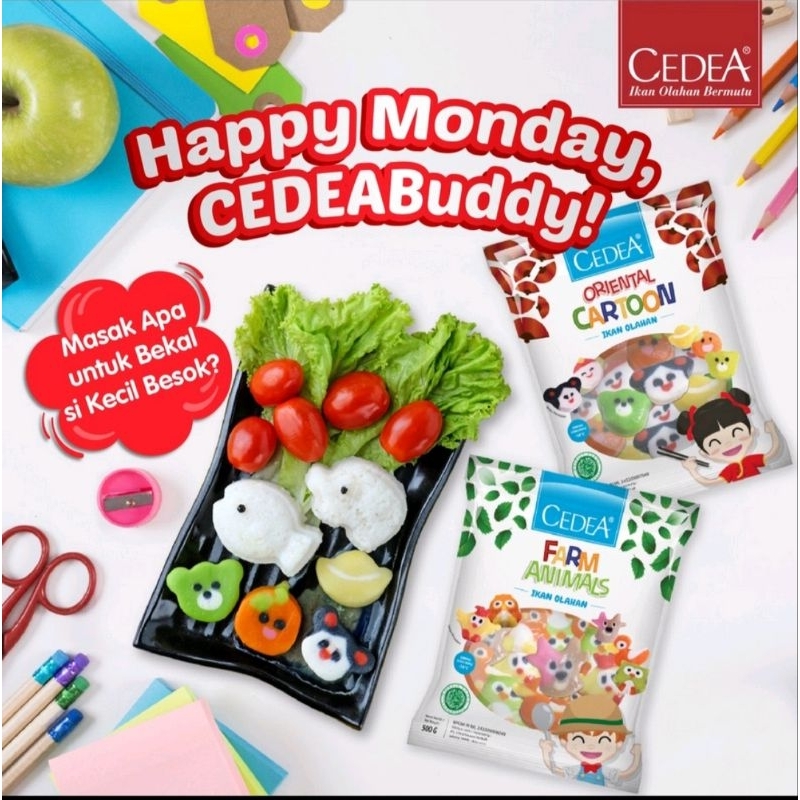 

cedea farm animal 500gr | oriental cartoon frozen food