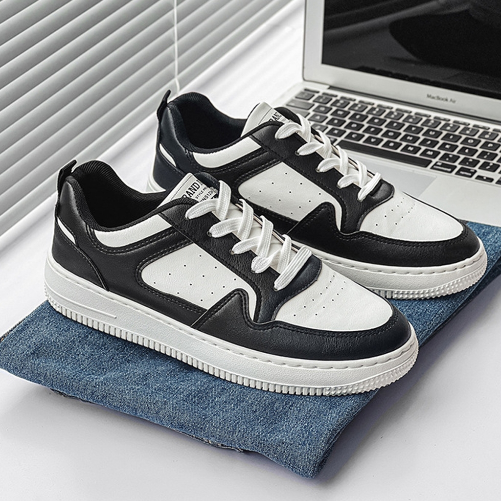 Sepatu Sneaker 100% original import Sepatu Pria Kasual Terbaru Sepayu Cowok Cewek Keren Warna Hitam 