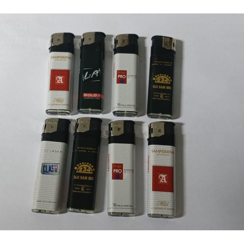 Korek Api Gas Magnet Motif Rokok