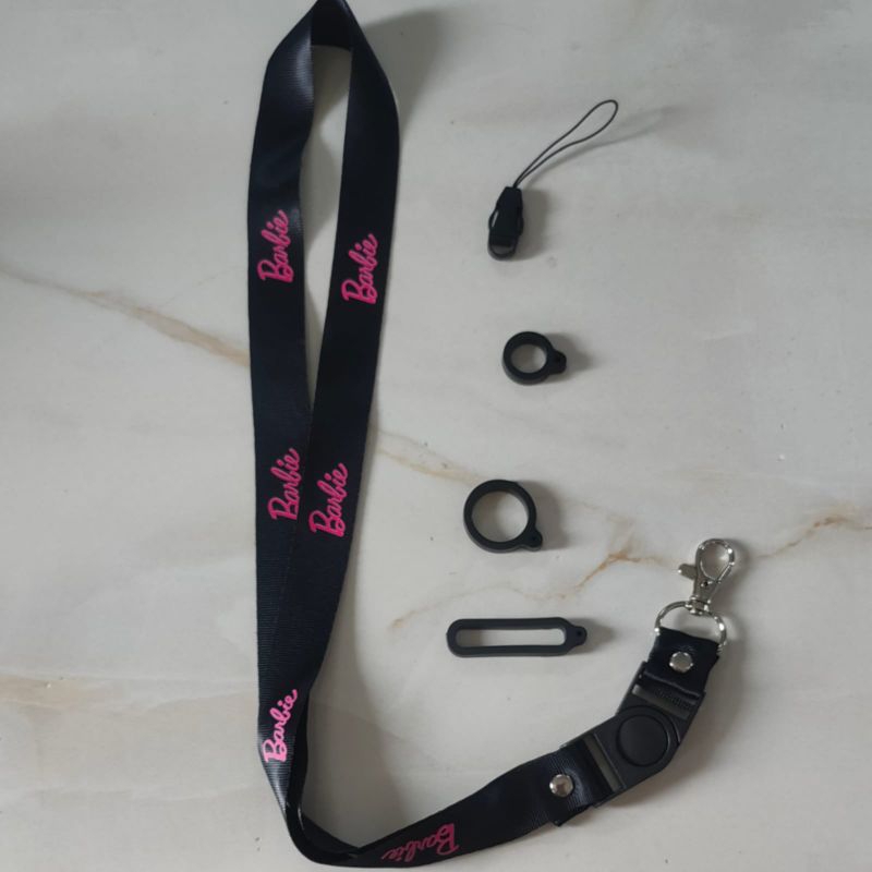 

TALI LANYARD BARBIE LOGO TULISAN / ANIME CARTOON DISNEY Premium / gantungan kunci / gantungan id card / gantungan flashdisk / nametag hp name tag / handphone BEST SELLER COD i