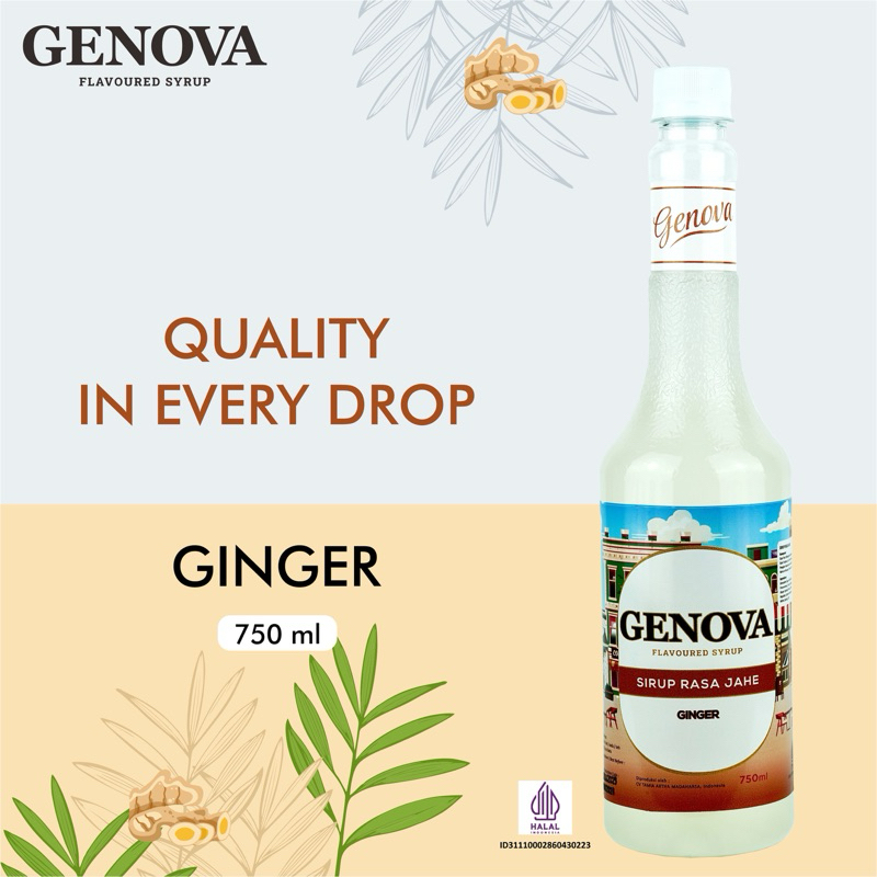 

Genova Ginger Syrup 750ml