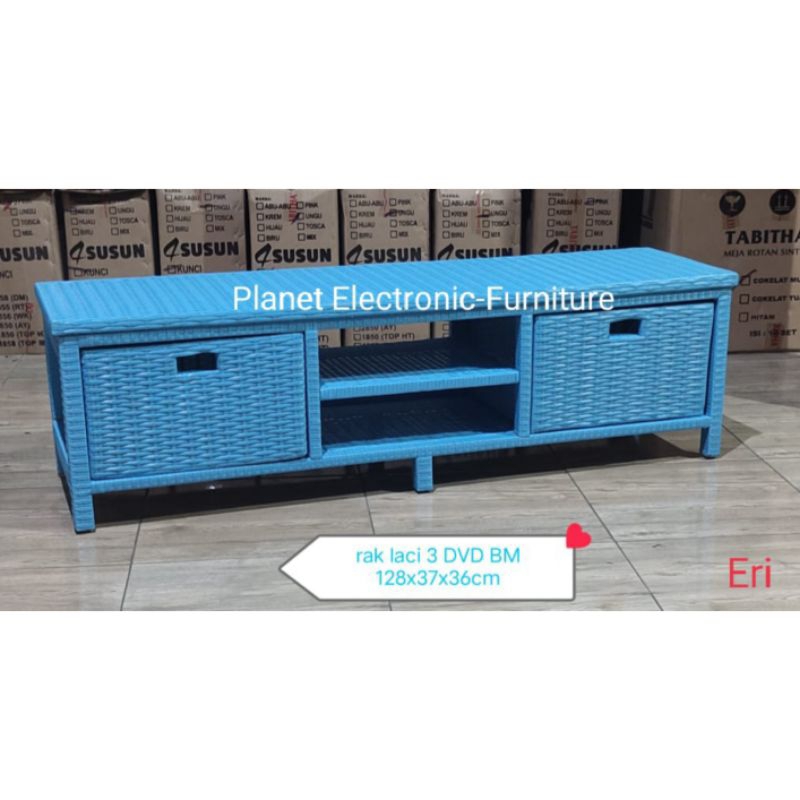 Bufet Serbaguna Rotan Sintetis  Meja Serbaguna  Meja TV  Bufet TV  Bufet Baju promo murah