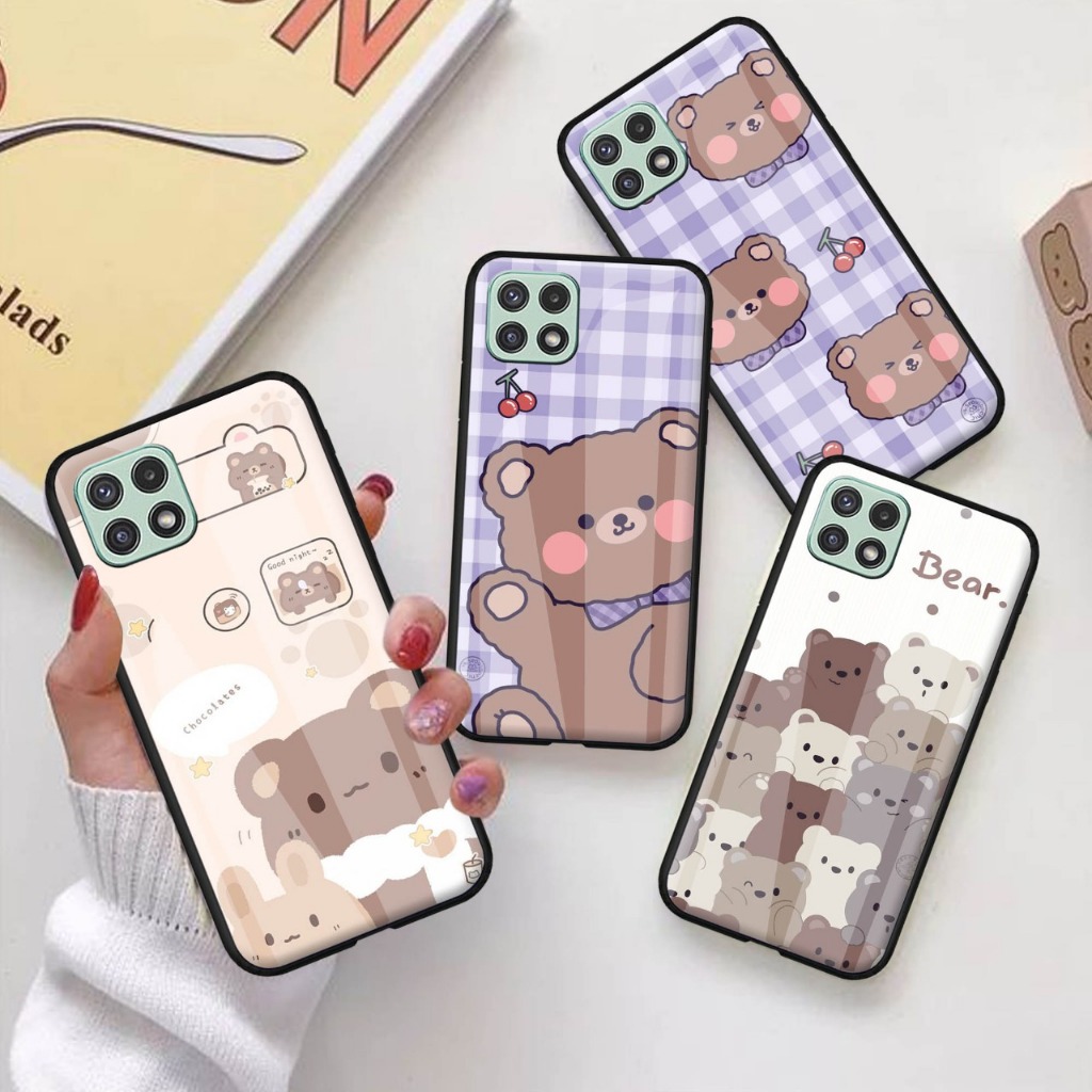 Case Kaca samsung a22 5G - Kesing Hp samsung a22 5G - Case Kaca Kilau samsung a22 5G - Case samsung 