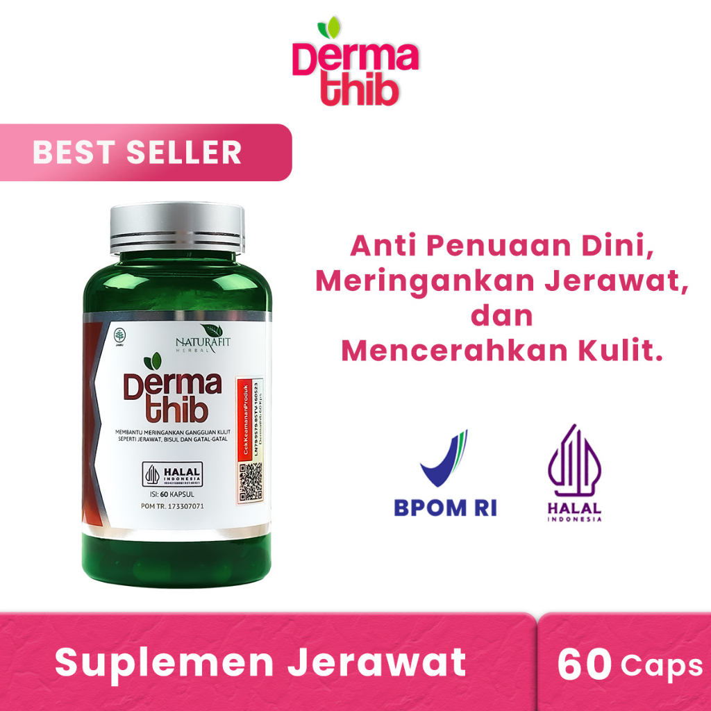 Dermmathib Suplemen Kecantikan | Mengatasi Kulit Berjerawat | Dermathib
Halal BPOM Bisa COD