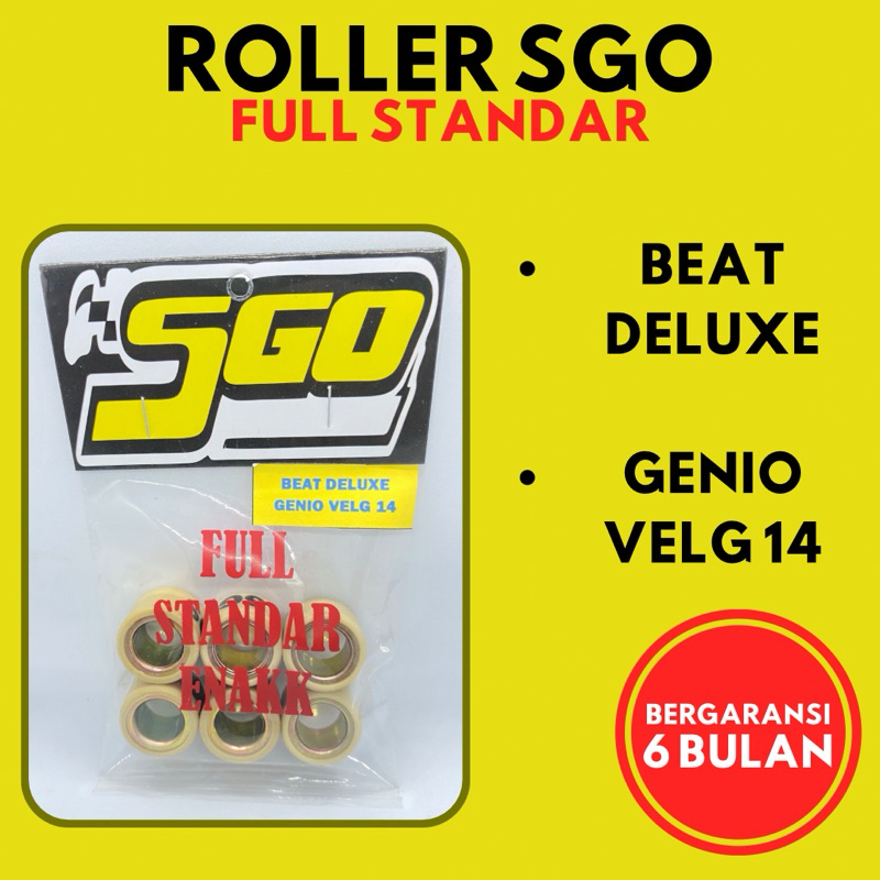 ROLLER SGO FULL STANDAR HONDA BEAT DELUXE, GENIO VELG 14