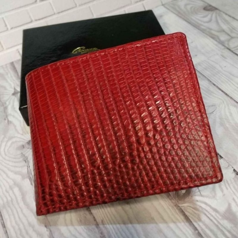 Dompet Kulit Asli Original Biawak Tempahan Awet Tahan Lama | Dompet Pria Jahitan Rapi