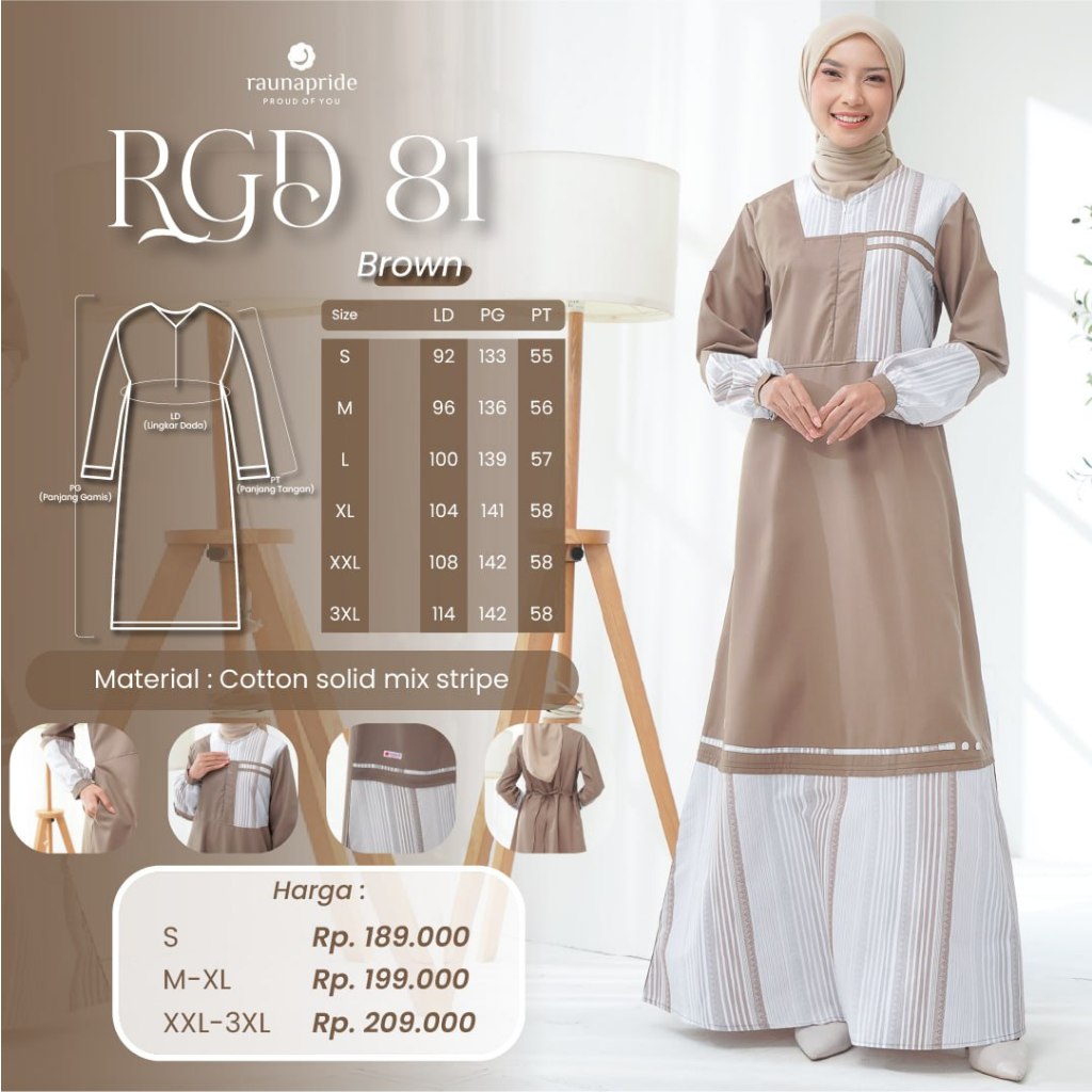 GAMIS RAUNA RGD 81 TERBARU