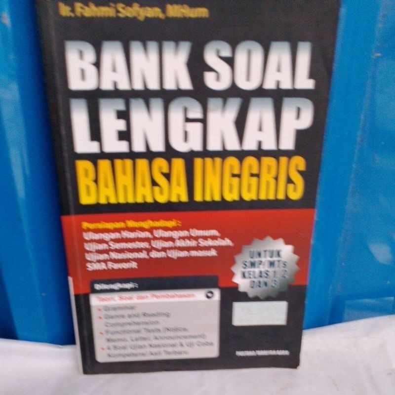 bank soal lengkap bahasa Inggris untuk SMP