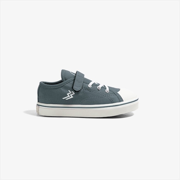 Geoff Max - Timeless Divine Silver Kids | Shoes Vulcanized | Sepatu | Sneakers | Sepatu Anak
