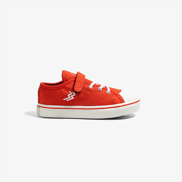Geoff Max - Timeless Lava Red Kids | Shoes Vulcanized | Sepatu | Sneakers | Sepatu Anak