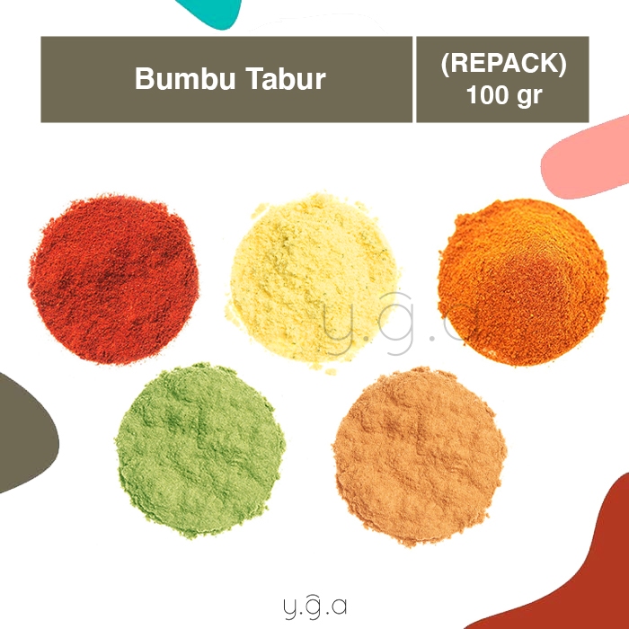 

Bumbu Tabur Gurih Aneka Rasa / Bubuk Cabe Level 10 50 / Bumbu Kentang Goreng / Bumbu Ayam Taiwan / Keripik / Cimol Seasoning