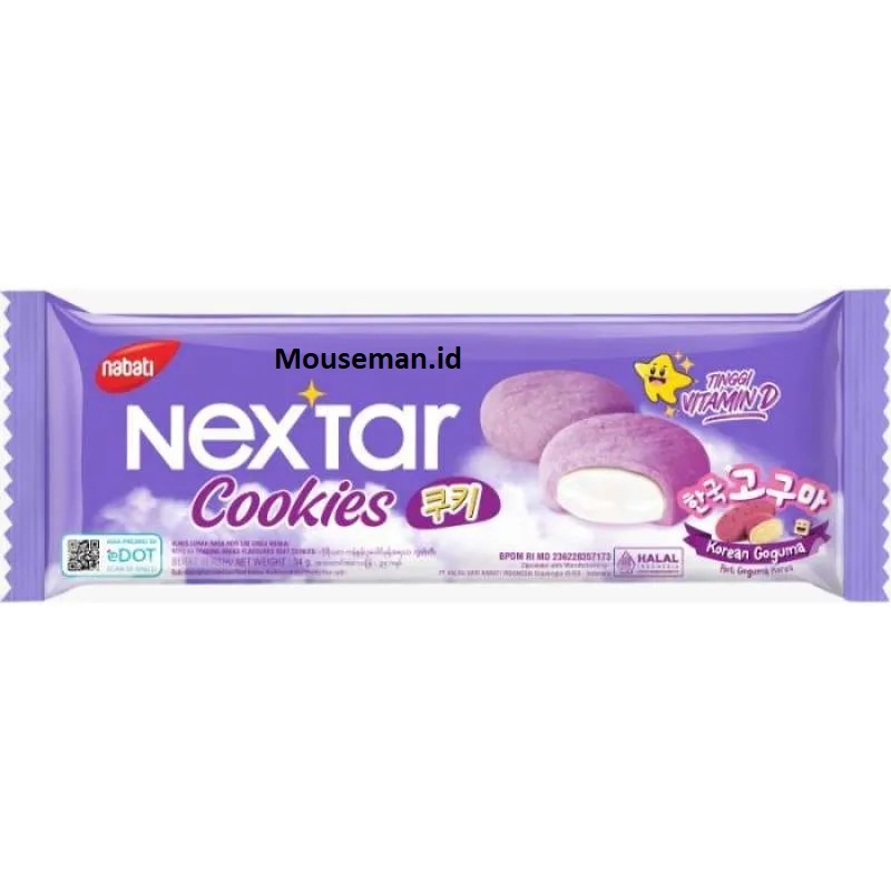 

Nabati NEXTAR Cookies Korean Goguma SANDWICH 34gr