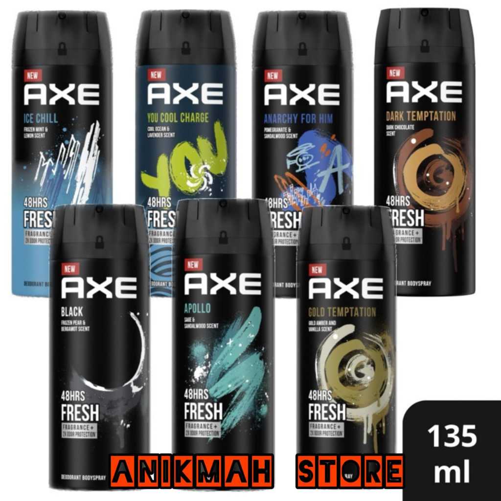 AXE MEN DEODORANT BODY SPRAY PRIA DARK TEMPTATION PARFUM PRIA 135ML