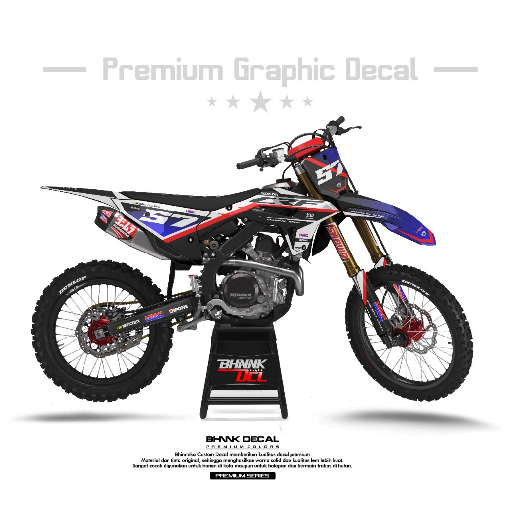 DECAL STICKER CRF 450R HRC EDITION
