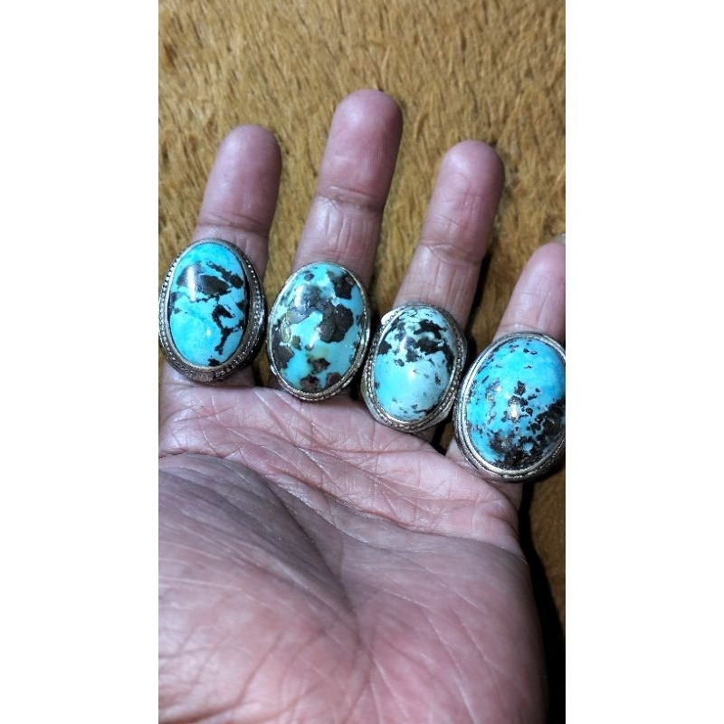 batu cincin pirus Persia jumbo