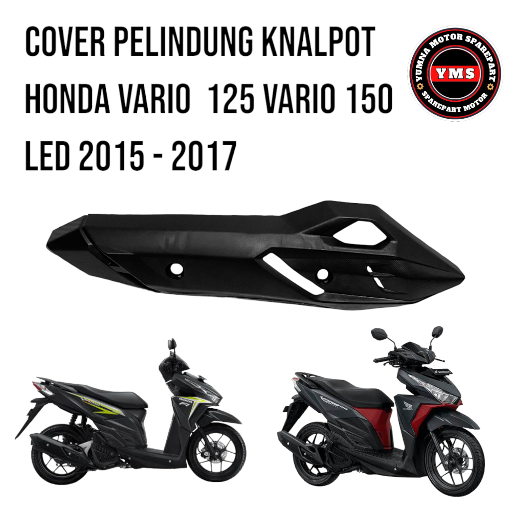 cover knalpot honda vario 125 led vario 150 led cover tutup knalpot vario 125 led k59 tameng knalpot