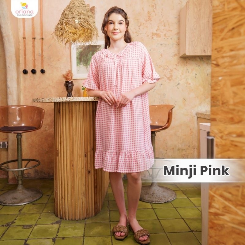 Daster Midi Oriana Homewear Ori Minji Series