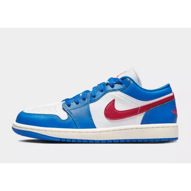 Jordan low blue red
