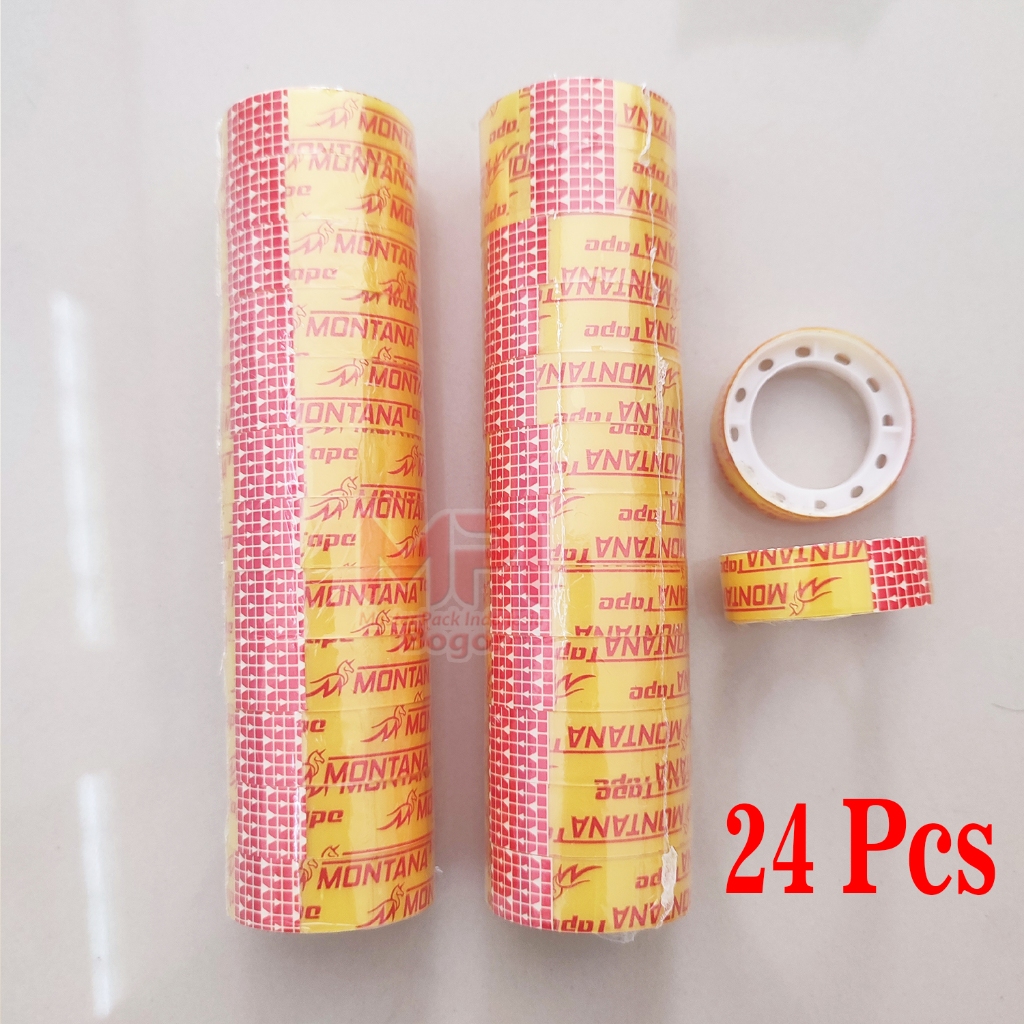 

2 SLOP ( ISI 24 ) Lakban Selotip Kado M2000 - Isolasi Mini 12 mm / Isolasi Kado Kecil