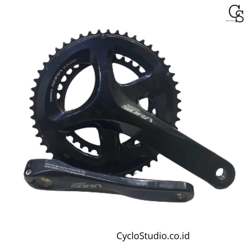 Crankset Shimano Sora R3000 Crank Double Speed 50 - 34T Arm 170mm Hollowtech2