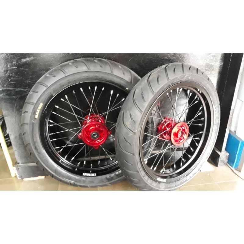 Ban set supermoto klx wheel set supermoto KLX ban supermoto klx