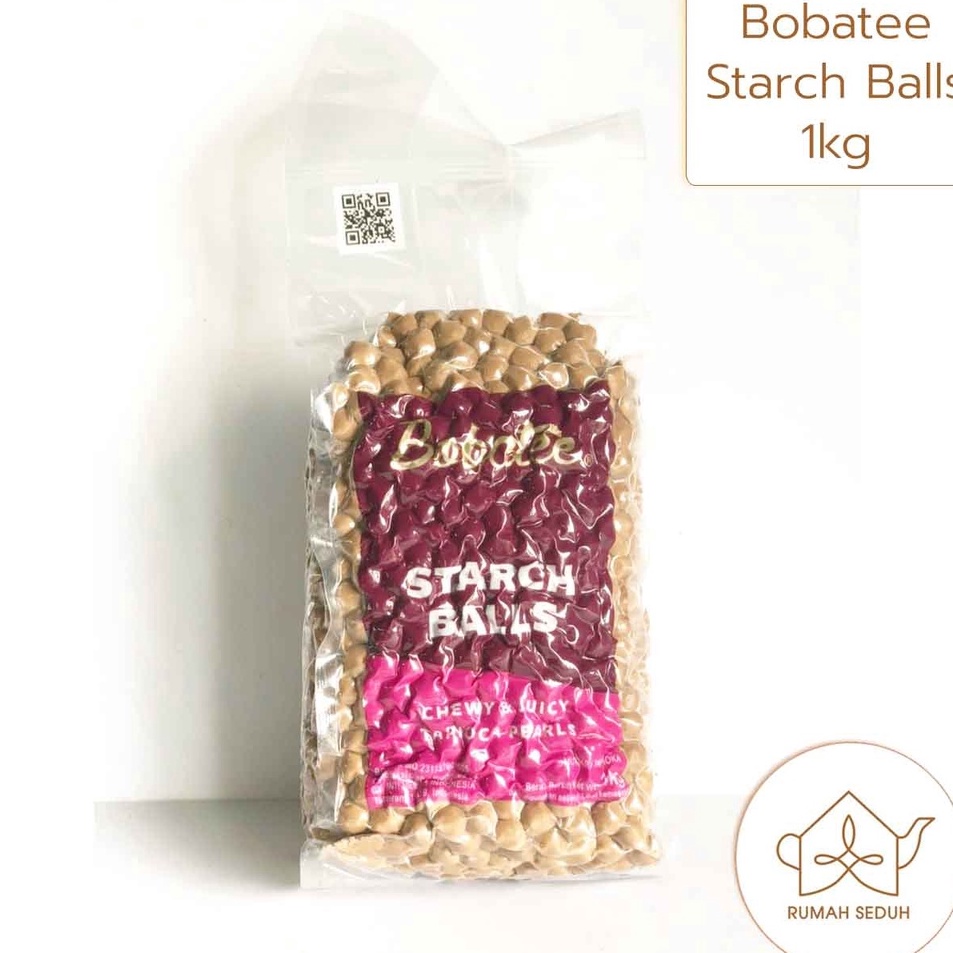 

1Kg Bobatee Boba - Topping Mutiara Hitam - Topping Pearl Mentah Enak Praktis