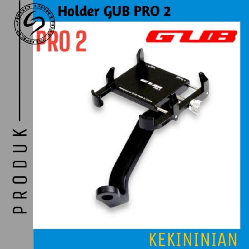 Phone Holder GUB Pro 2 | Holder Handphone HP GUB Pro 2 Aluminium Alloy Spion