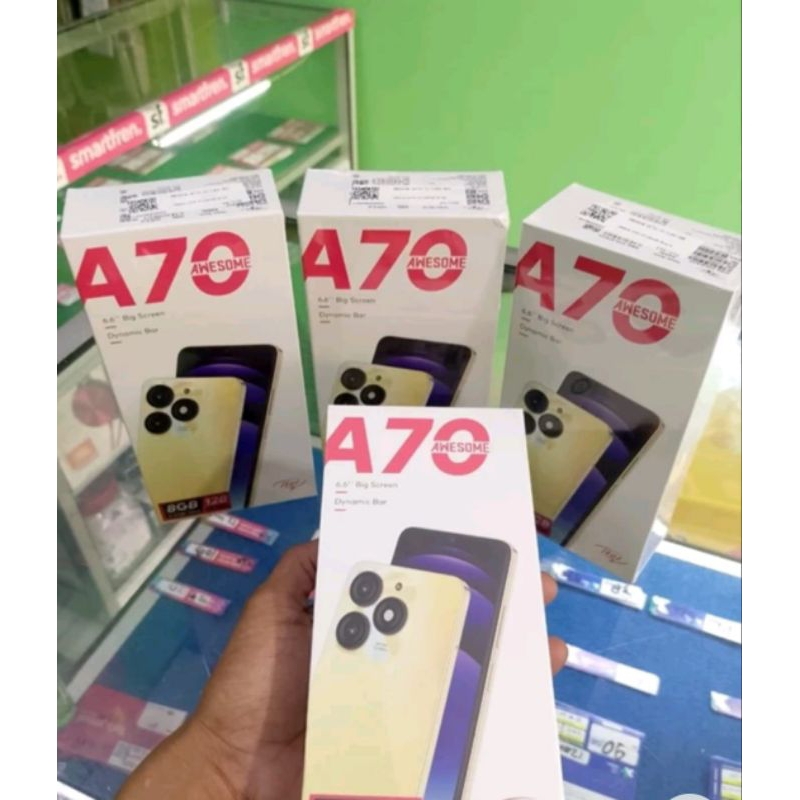 ITEL A70 RAM 4+8 RGB ROM 128 GB