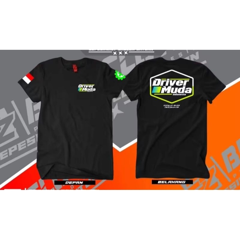 KAOS DRIVER MUDA INDONESIA V2 KEREN