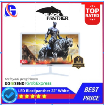 Monitor LED Gaming Maxuss Blackpanther 22" White