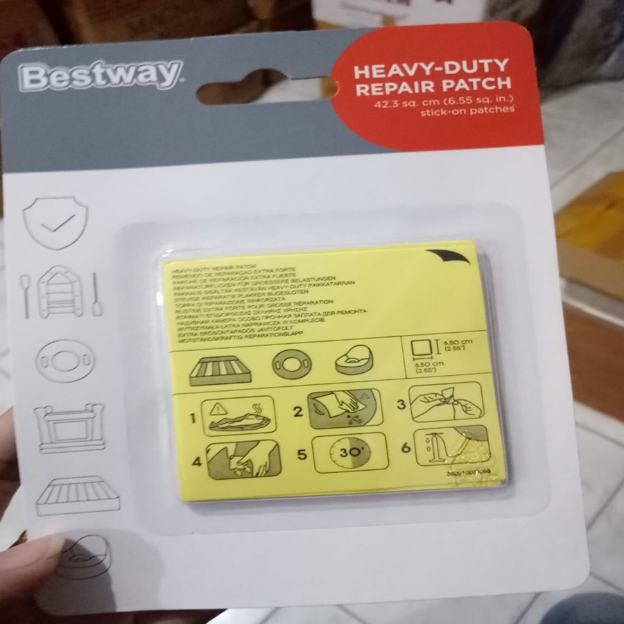 

Dijual Murah Bestway - Lem Tambal Ban Kolam Plastik Renang Anak Repair Kit Repair Kit / Lem Tambal Bestway Kasur