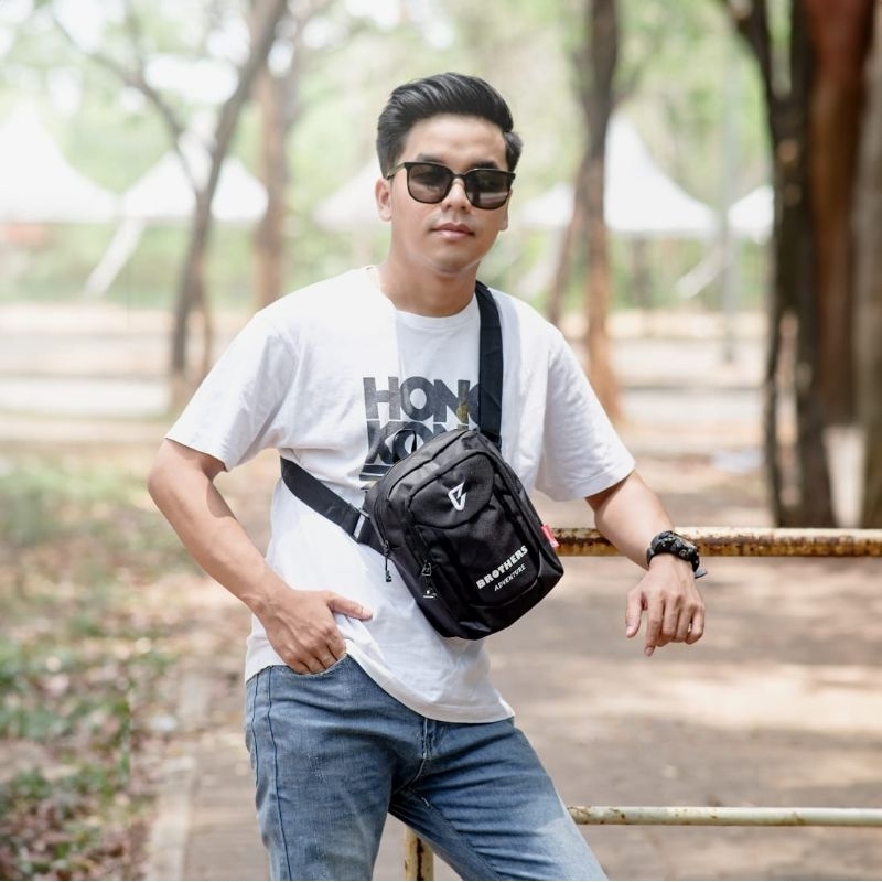 Tas Selempang Pria Wanita BROTHERS ADVENTURE Premium