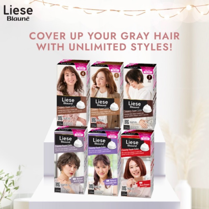 Liese Blaune Bubble Hair Color Cat Rambut Uban Japan Original Design Series