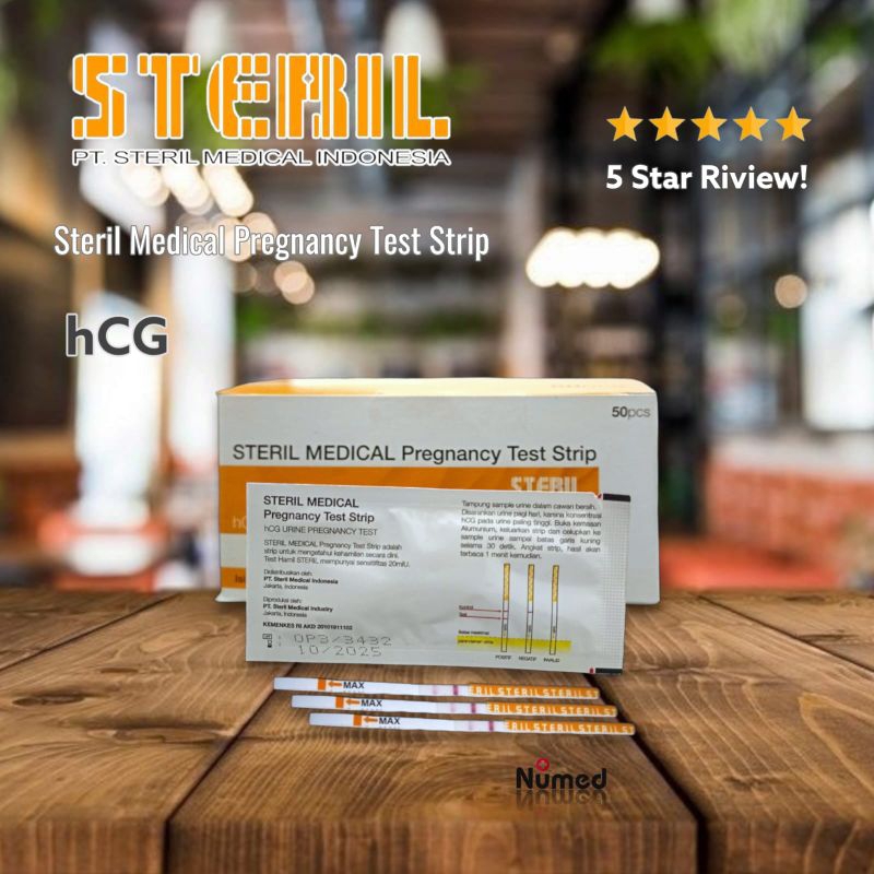 Test Pack Steril Tes Uji Kehamilan / Steril Medical Pregnancy Test Strip / Testpack Steril hCG Urine Pregnancy Test