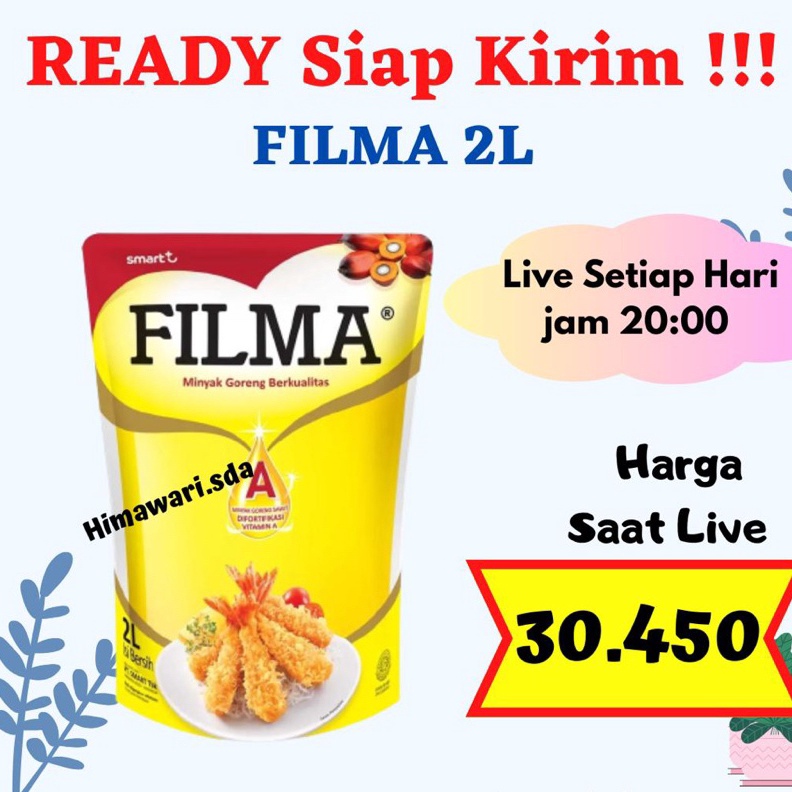 

12.12 FLASH SALE Filma minyak Goreng 2L serbuuu !