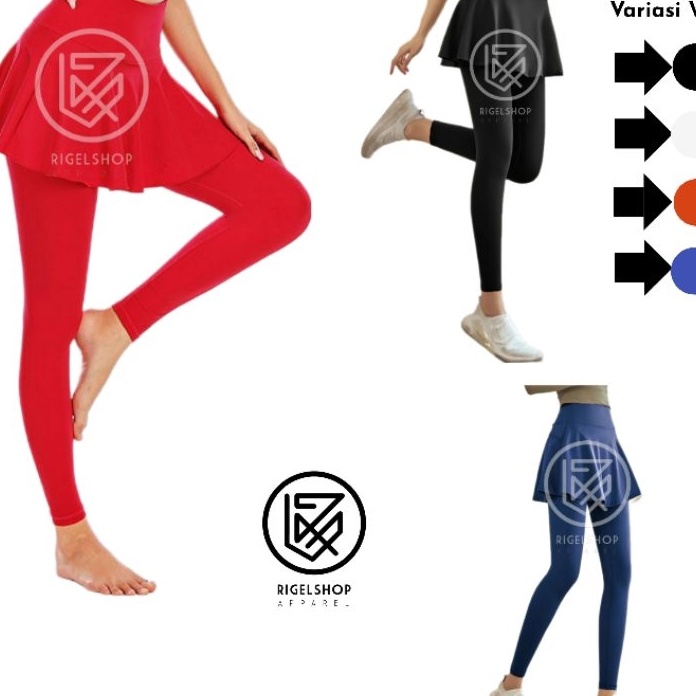 ✢TERMURAH✢ Rok Legging Panjang Rok Celana Setelan Rok Celana Setelan Celana Legging Rok Set Rok Wani