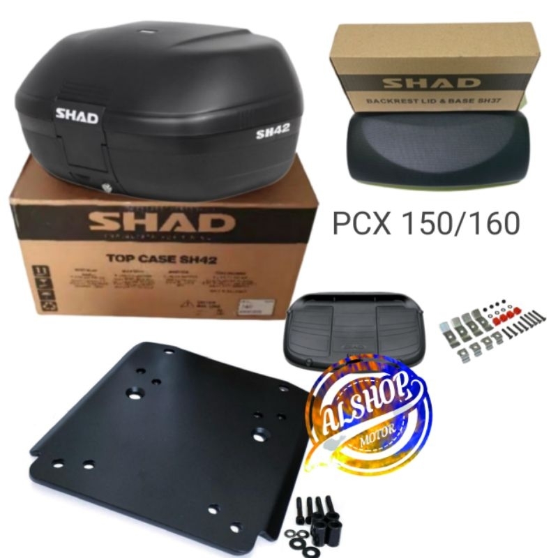 PAKETAN BOX SHAD SH42 SH 42 DAN BREKET BOX HONDA PCX 150 NEW PCX 160