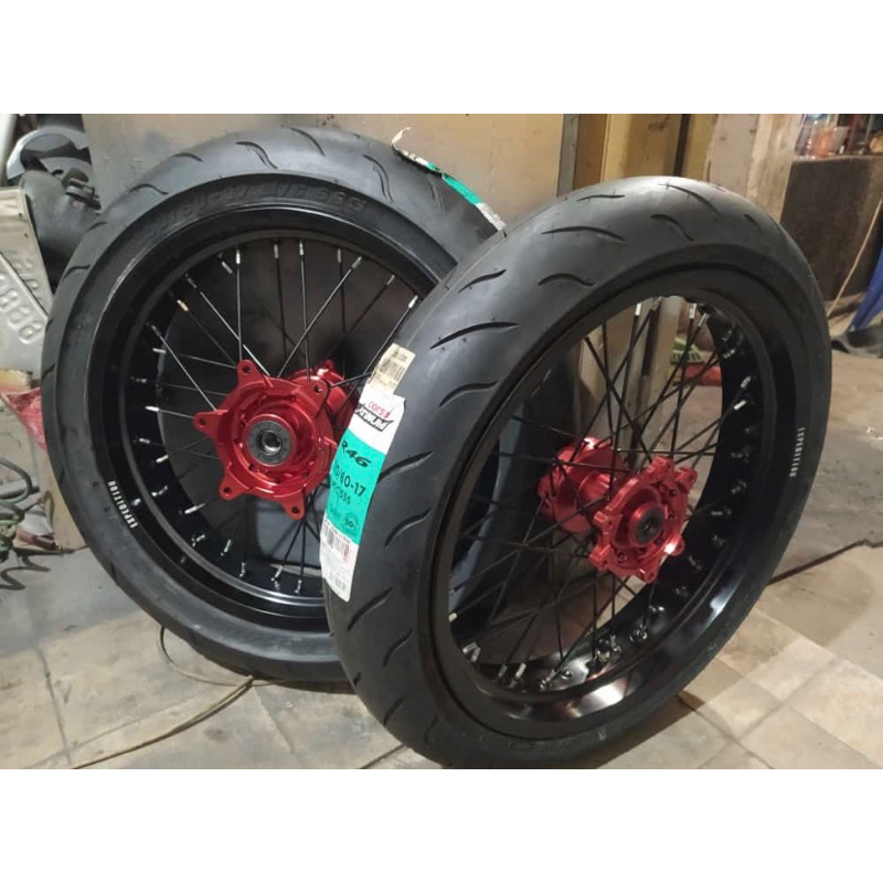 BANSET SUPERMOTO HONDA CRF BAN CORSA R46 SOFT COMPOUND