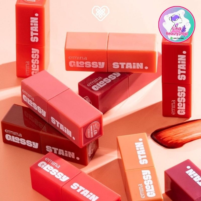 EMINA GlossyStain Blendable LipTint No. 01 - 10