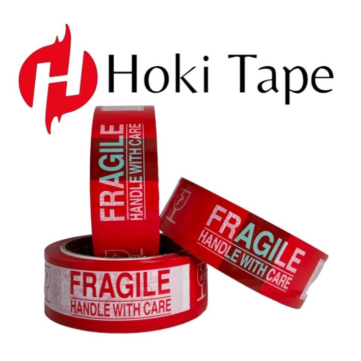 

Jual LAKBAN fragile 48mm*100yard HOKI TAPE— 4 in 1___034