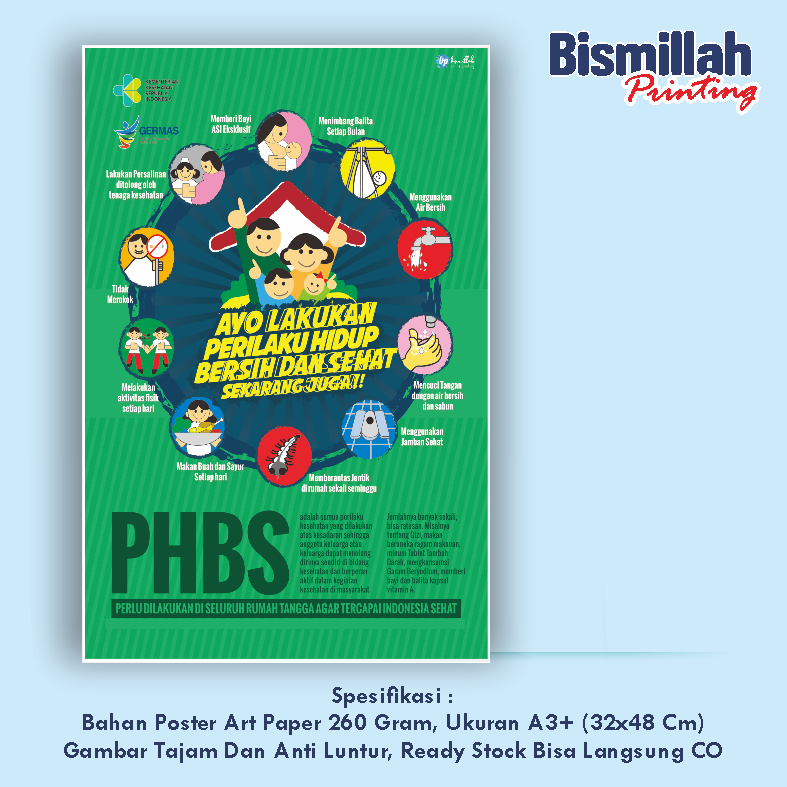 

Poster Kesehatan PHBS
