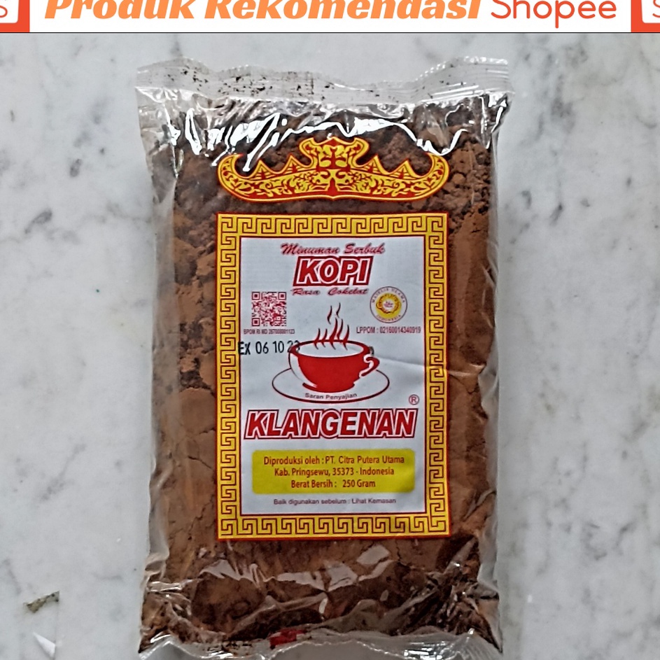 

Kopi Klangenan Asli Pringsewu Lampung Kemasan 250 Gram - Kopi Bubuk Lampung Asli / Kopi Robusta Lampung