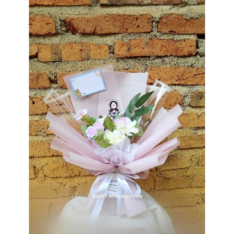 bucket hari guru / bucket bunga/ buket hari guru