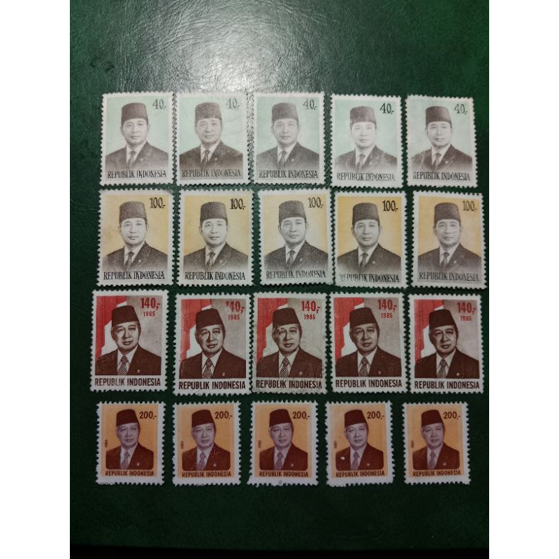 

Prangko Indonesia 20 Pcs campur Presiden Soeharto used