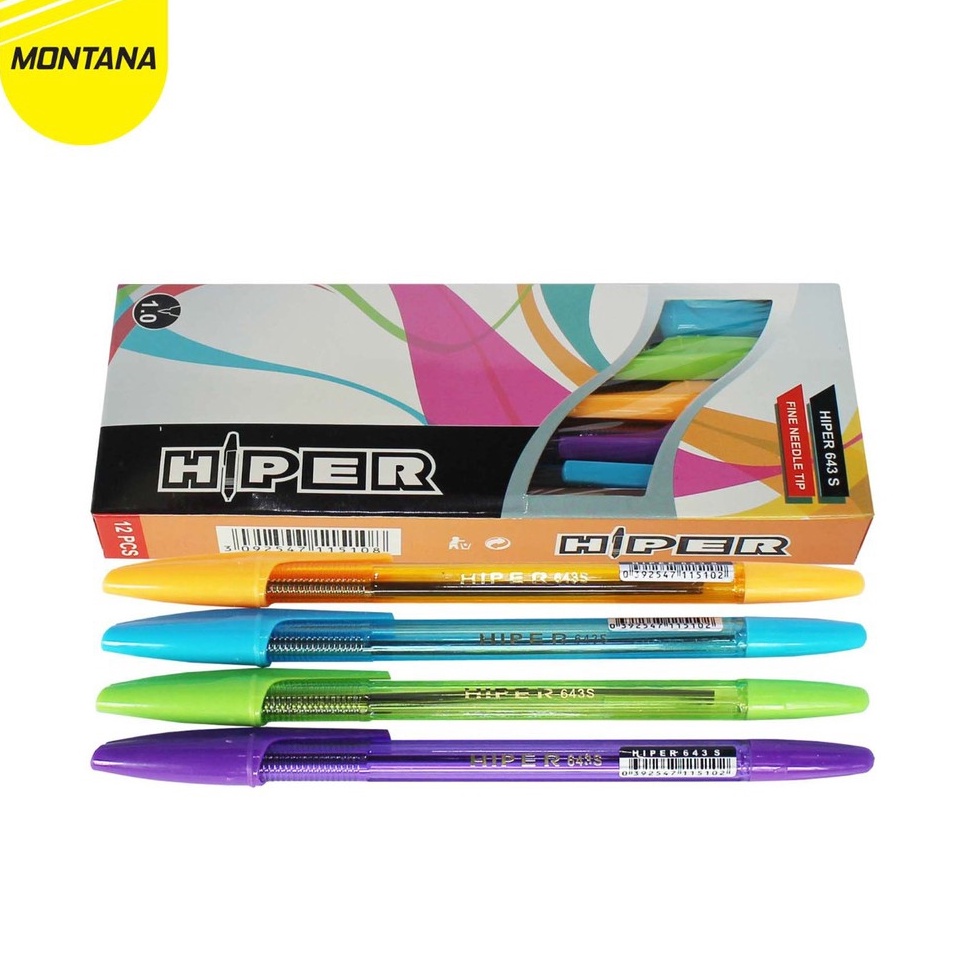 

Stock Banyak MONTANA Ballpoint / Pulpen / Montana HIPER 643S / Selongsong warna neon ➻➶✱✼