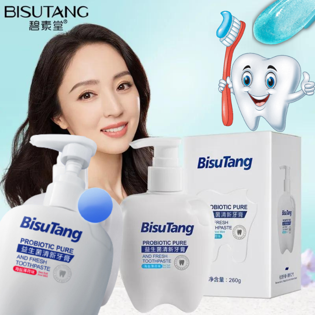 Pasta Gigi Pemutih Gigi 260g BISUTANG Odol Gigi Pembesih gigi