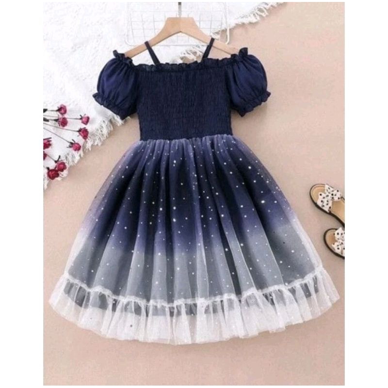 NEW ARRIVAL DRESS SMOKE TUTU IMPORT KUALITAS PREMIUM ANAK PEREMPUAN USIA 5 6 7 8 9 10 11 12 TAHUN