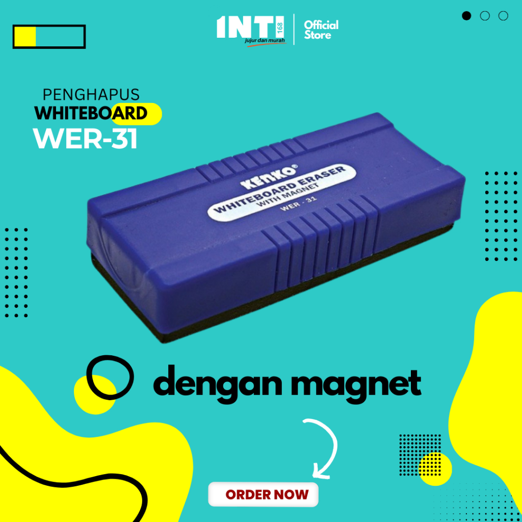 

Whiteboard Eraser Kenko Penghapus Papan Tulis WER-31 Square Mix Color 2 pcs