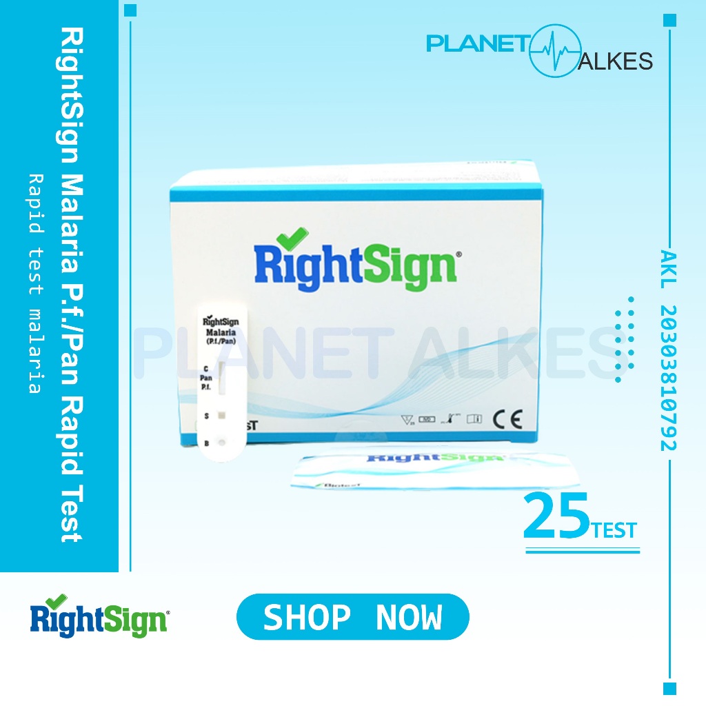 Alat Rapid Test Malaria PF/PAN Rightsign 25 Test Device