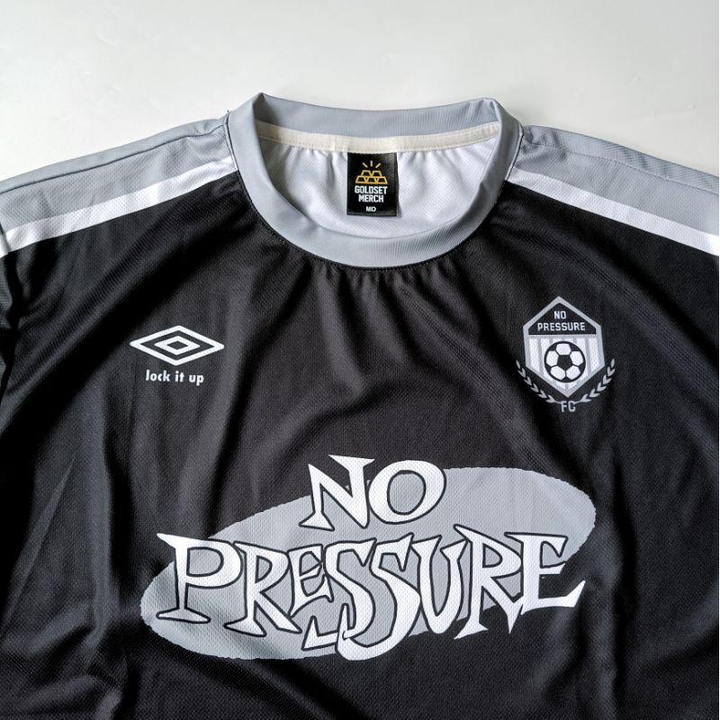 Kaos Jersey NO PRESSURE Official Merchandise Black